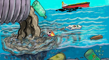 Наиболее опасным загрязнителем морей и океанов