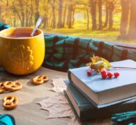 Осень. Плед. Чай. Книга