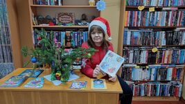 Новогодняя фотозона в Дуниловичской сельской библиотеке